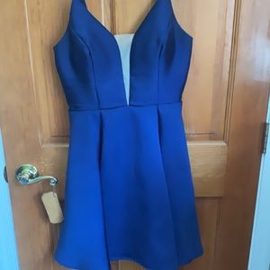 royal blue party homecoming prom dress for teens